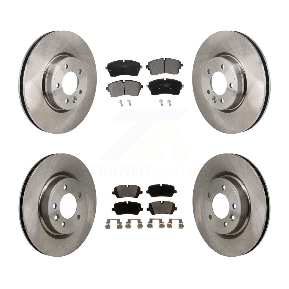 Front Rear Disc Brake Rotors And Ceramic Pads Kit For Land Rover Discovery Range K8T-104634