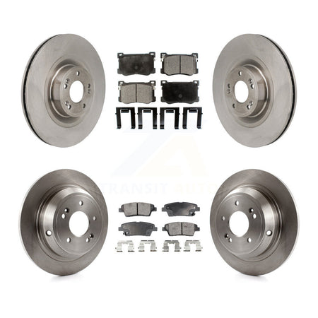 Front Rear Disc Brake Rotors And Ceramic Pads Kit For Hyundai Genesis G80 5.0L K8T-104642