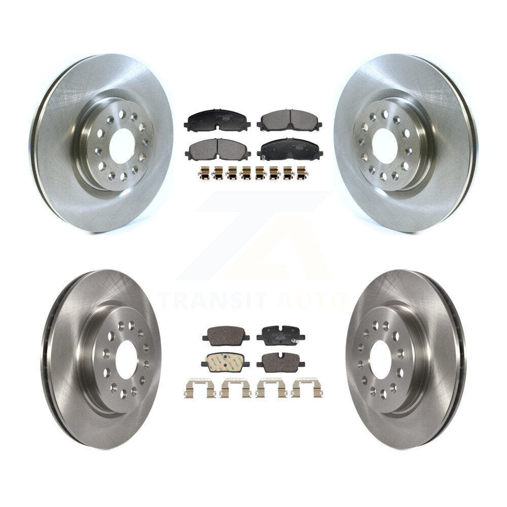 Front Rear Disc Brake Rotors And Ceramic Pads Kit For 2021 Cadillac XT5 Buick Enclave XT6 K8T-104646
