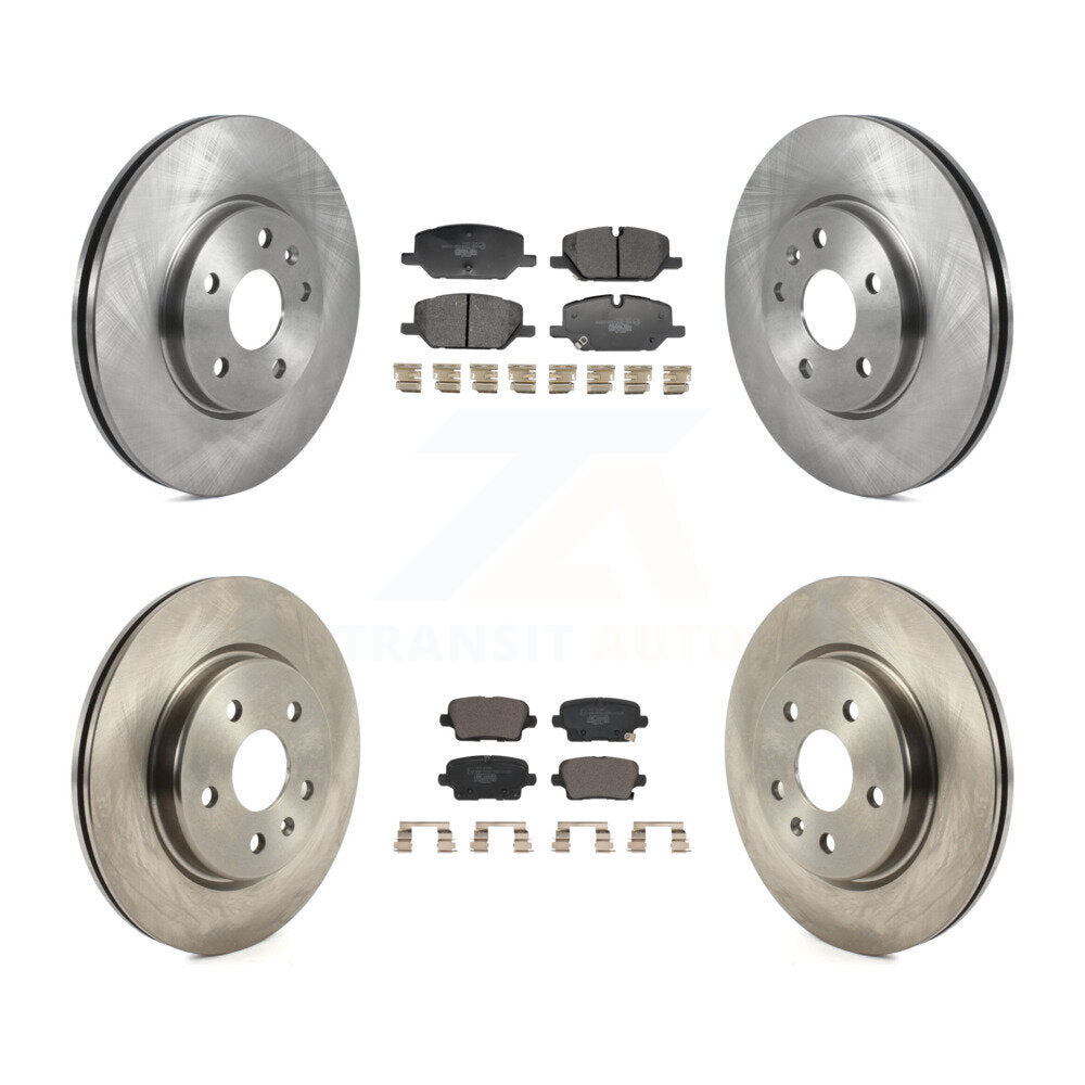 Front Rear Disc Brake Rotors And Ceramic Pads Kit For Buick Envision Cadillac XT4 K8T-104647