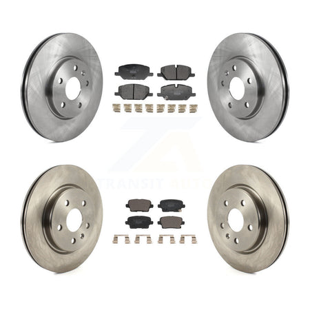 Front Rear Disc Brake Rotors And Ceramic Pads Kit For Buick Envision Cadillac XT4 K8T-104647