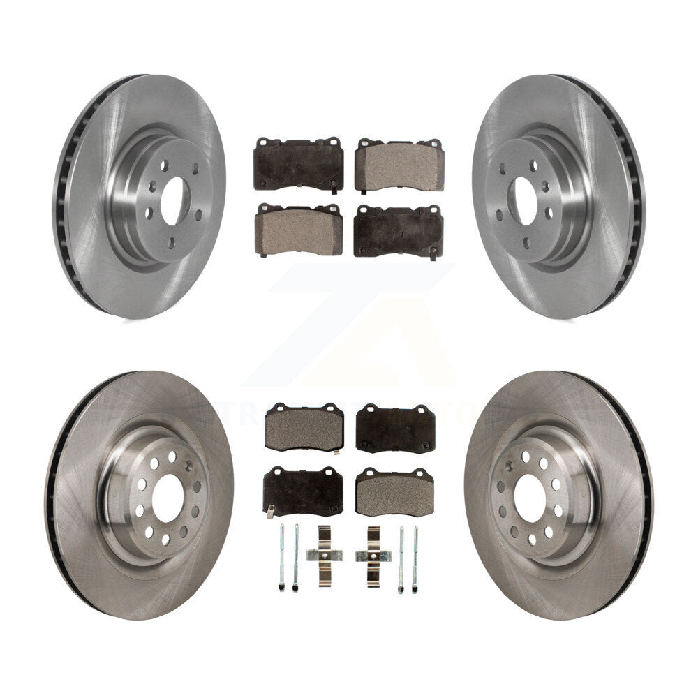 Front Rear Disc Brake Rotors And Ceramic Pads Kit For Tesla S K8T-104654