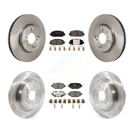 Front Rear Disc Brake Rotors And Ceramic Pads Kit For 2017-2021 Honda Clarity K8T-104675