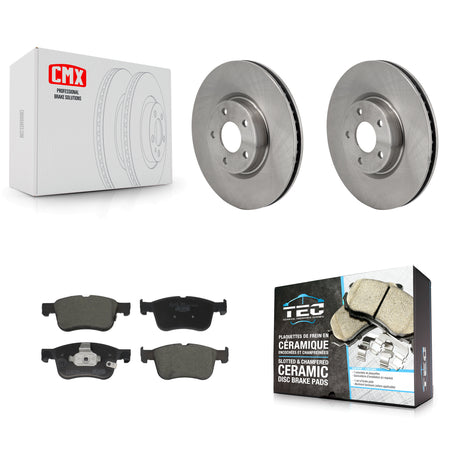 Front Disc Brake Rotors And Ceramic Pads Kit For Ford Escape Bronco Sport Lincoln Corsair K8T-104681