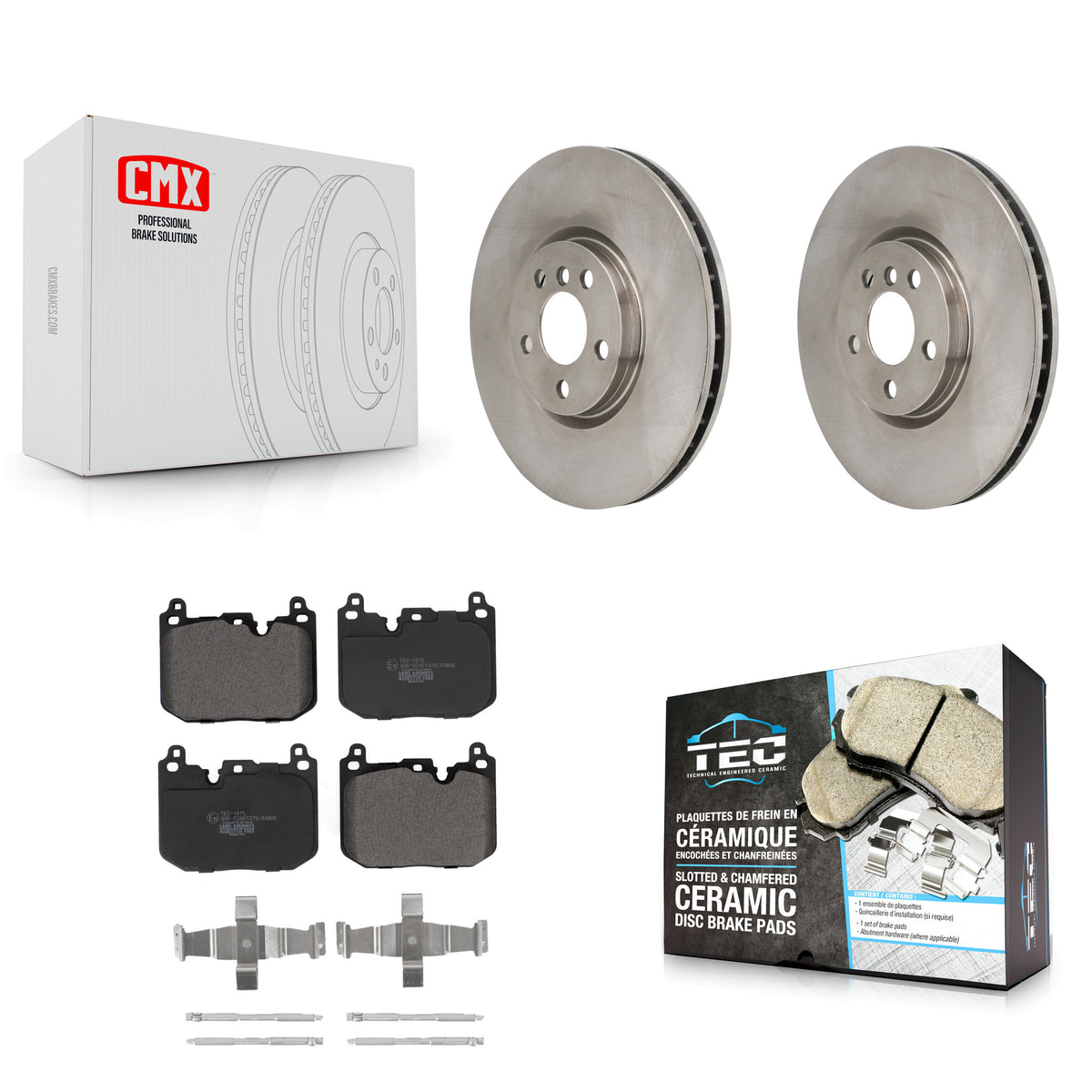 Front Disc Brake Rotors And Ceramic Pads Kit For Mini Cooper Countryman Clubman K8T-104689