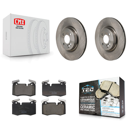 Front Disc Brake Rotors & Ceramic Pad Kit For Mini Cooper With 316mm Diameter Rotor K8T-104691