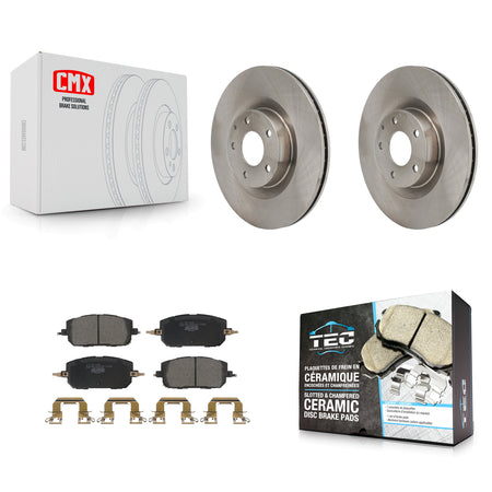 Front Disc Brake Rotors And Ceramic Pads Kit For Mazda CX-50 MX-30 EV K8T-104700