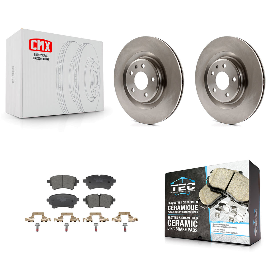 Rear Brake Rotors Ceramic Pad Kit For Audi Q5 Sportback A5 A4 Quattro S5 SQ5 allroad PHEV K8T-104775