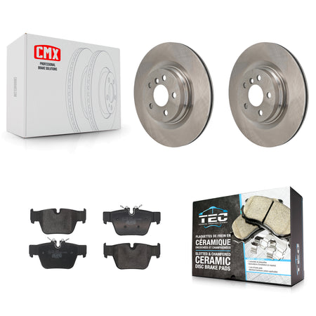 Rear Disc Brake Rotor Ceramic Pad Kit For Mini Cooper Countryman BMW X2 M235i xDrive Gran K8T-104783