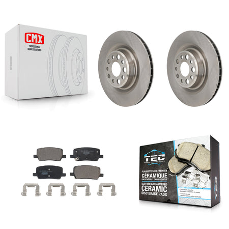 Rear Disc Brake Rotors And Ceramic Pads Kit For Tesla X S K8T-104796