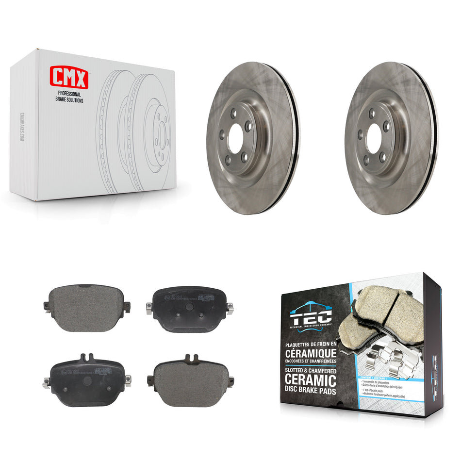 Rear Brake Rotor And Ceramic Pad Kit For Mercedes-Benz E400 E450 E53 AMG E43 CLS53 CLS450 K8T-104804