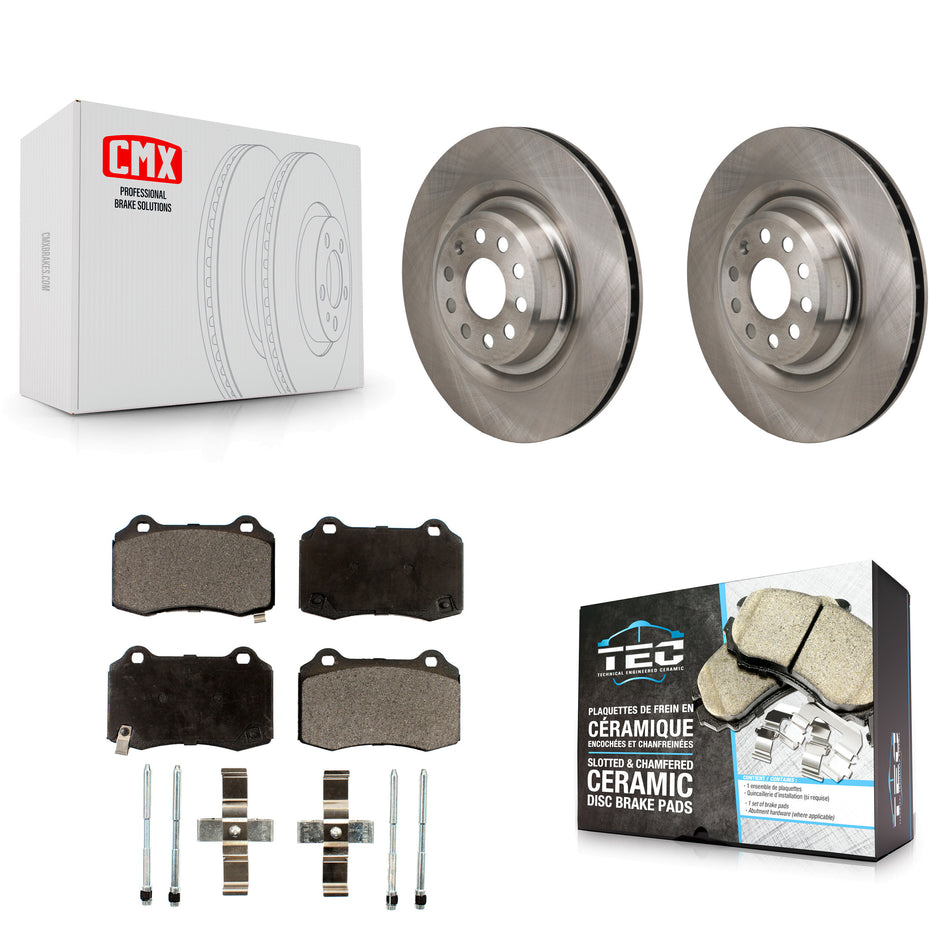 Rear Disc Brake Rotors And Ceramic Pads Kit For Tesla S K8T-104808
