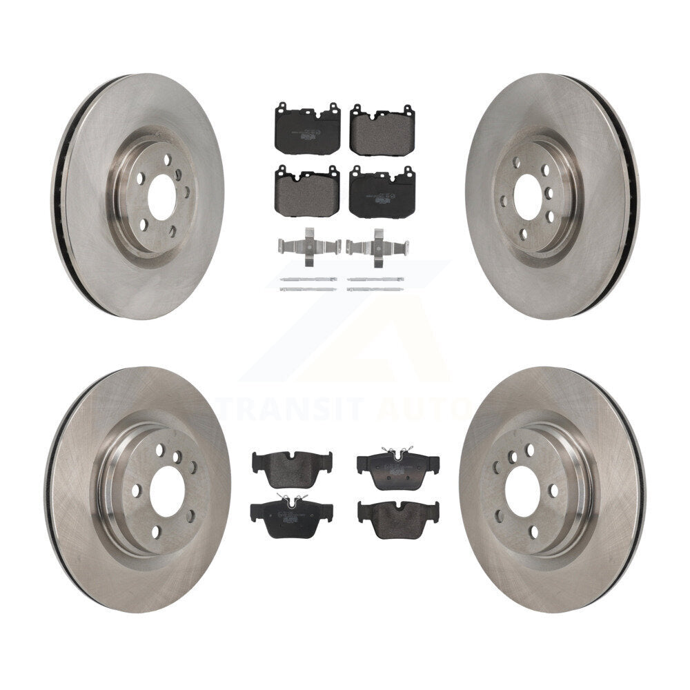 Front Rear Disc Brake Rotors And Ceramic Pads Kit (6Pc) For BMW X2 Mini Cooper Clubman K8T-104851