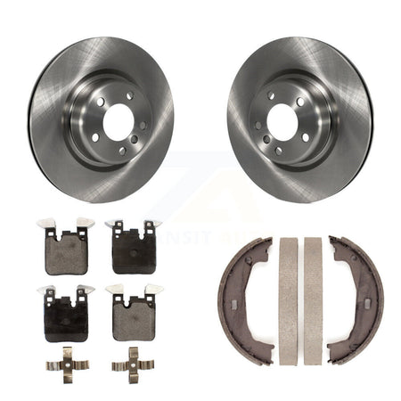 Rear Disc Rotors Ceramic Pads Parking Shoes Kit For BMW 230i xDrive 228i 328i M240i M235i K8T-105465