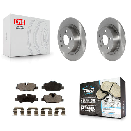 Rear Brake Rotor And Ceramic Pad Kit For 2020-2022 Mini Cooper BATTERY EV (EV BEV) engine K8T-105763