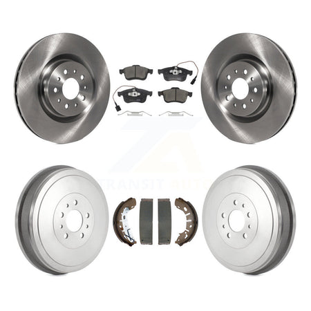 Front Rear Disc Brake Rotors Ceramic Pads And Drum Kit For 2015-2021 Ram ProMaster City K8T-105819