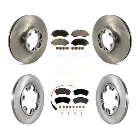 Front Rear Disc Brake Rotors And Ceramic Pads Kit For 2023 Ford Transit-350 HD RWD K8T-105827