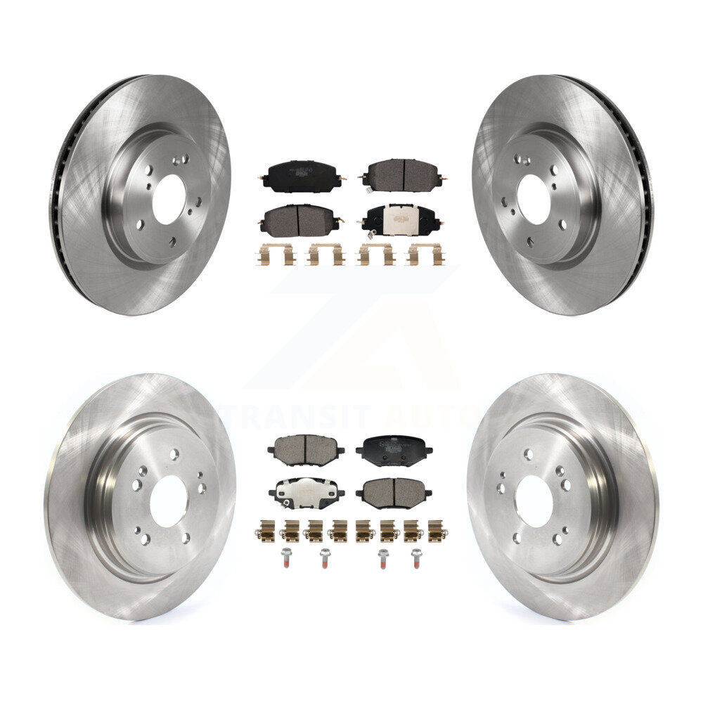Front Rear Disc Brake Rotors And Ceramic Pads Kit For 2023 Honda HR-V K8T-105829