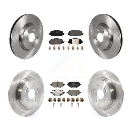Front Rear Disc Brake Rotors And Ceramic Pads Kit For 2023 Honda HR-V K8T-105829