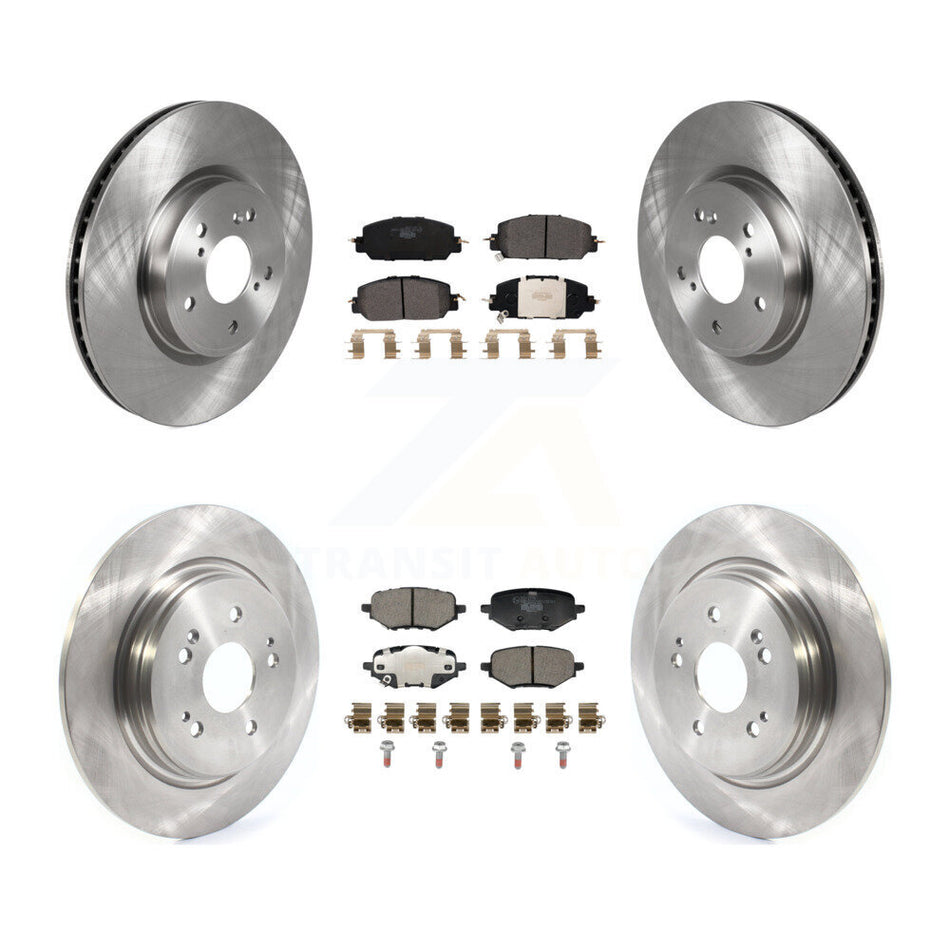 Front Rear Disc Brake Rotors And Ceramic Pads Kit For 2023 Honda HR-V K8T-105829