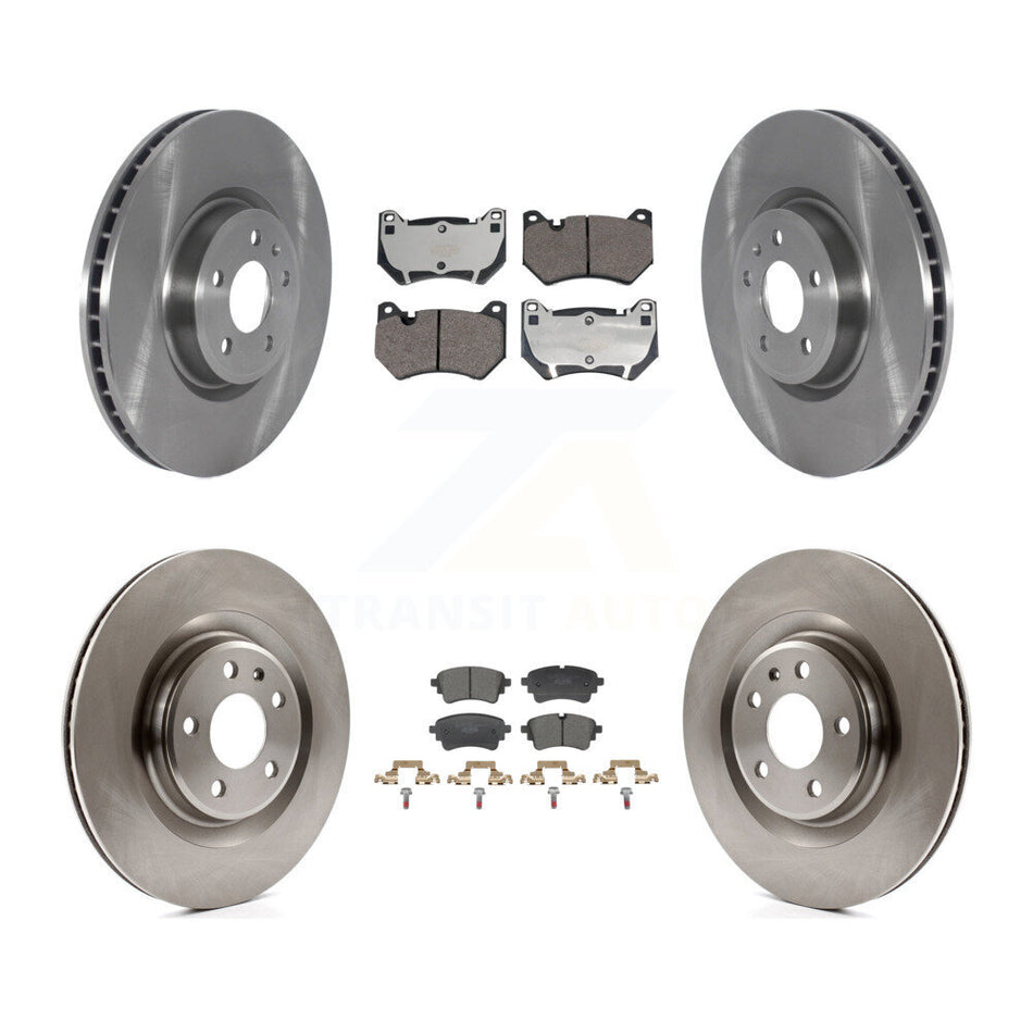 Front Rear Brake Rotor & Ceramic Pad Kit For 2021 Audi Q5 With 350mm Diameter K8T-105831