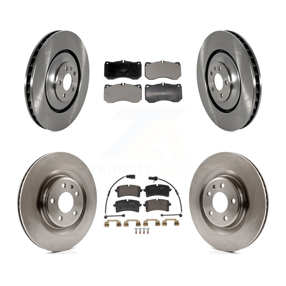 Front Rear Disc Brake Rotors And Ceramic Pads Kit For Audi A7 Quattro K8T-105832