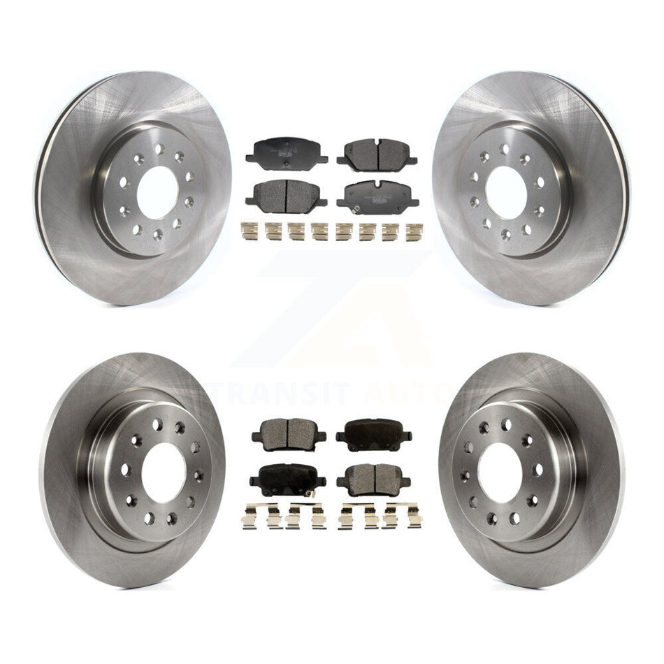 Front Rear Disc Brake Rotors And Ceramic Pads Kit For 2020 Chevrolet Equinox 2.0L K8T-105834