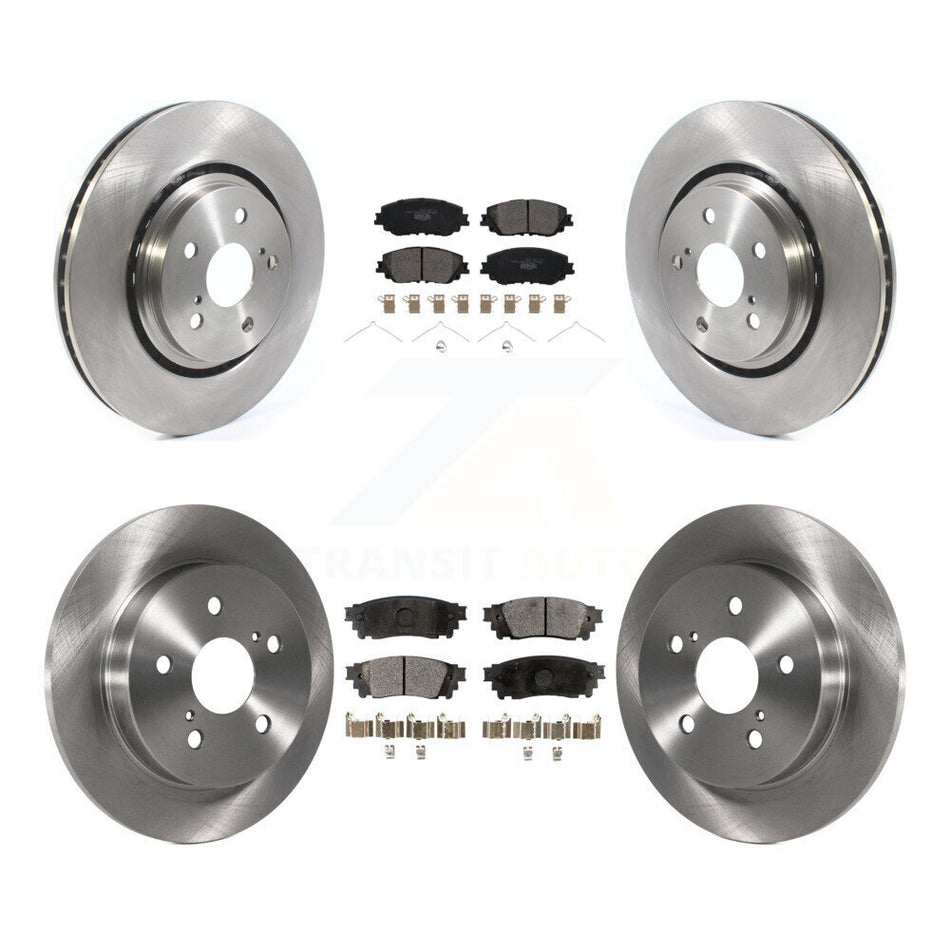 Front Rear Disc Brake Rotors & Ceramic Pad Kit For 2020 Toyota Camry XSE With TRD Package K8T-105837