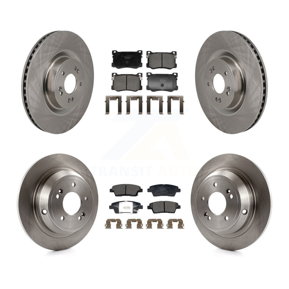 Front Rear Disc Brake Rotors And Ceramic Pads Kit For Genesis G80 K8T-105839