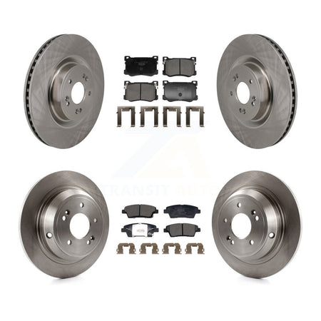Front Rear Disc Brake Rotors And Ceramic Pads Kit For Genesis G80 K8T-105839