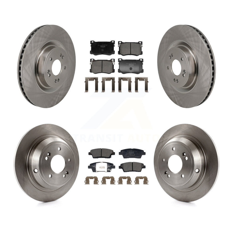 Front Rear Disc Brake Rotors And Ceramic Pads Kit For Genesis G80 K8T-105839