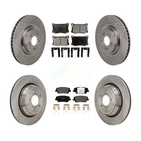 Front Rear Disc Brake Rotors And Ceramic Pads Kit For 2018-2020 Genesis G80 3.3L K8T-105840