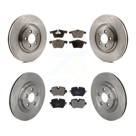 Front Rear Disc Brake Rotors And Ceramic Pads Kit For Jaguar XJ K8T-105847