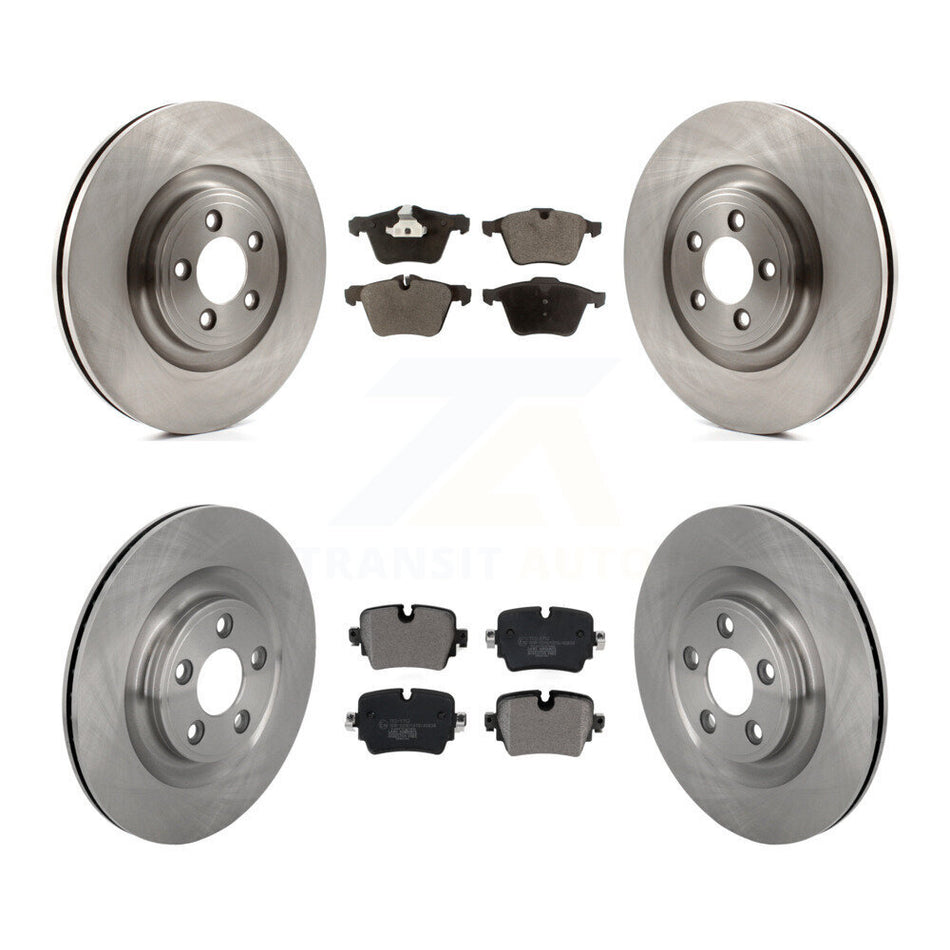 Front Rear Disc Brake Rotors And Ceramic Pads Kit For Jaguar XJ K8T-105847