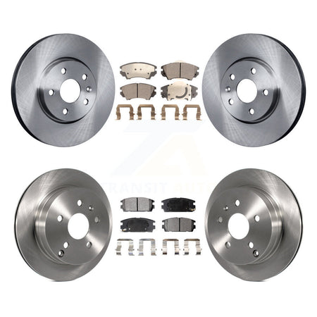 Front Rear Brake Rotor Ceramic Pad Kit For 17 GMC Terrain Vehicles Manufactured In Mexico K8T-105857