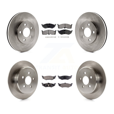 Front Rear Disc Brake Rotors And Ceramic Pads Kit For Neon Chrysler Dodge Plymouth K8T-105862