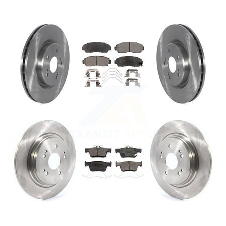 Front Rear Disc Brake Rotors And Ceramic Pads Kit For 2022-2024 Acura RDX K8T-105867