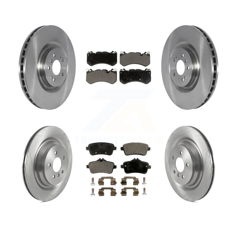 Front Rear Disc Brake Rotors And Ceramic Pads Kit For Mercedes-Benz ML63 AMG K8T-105873