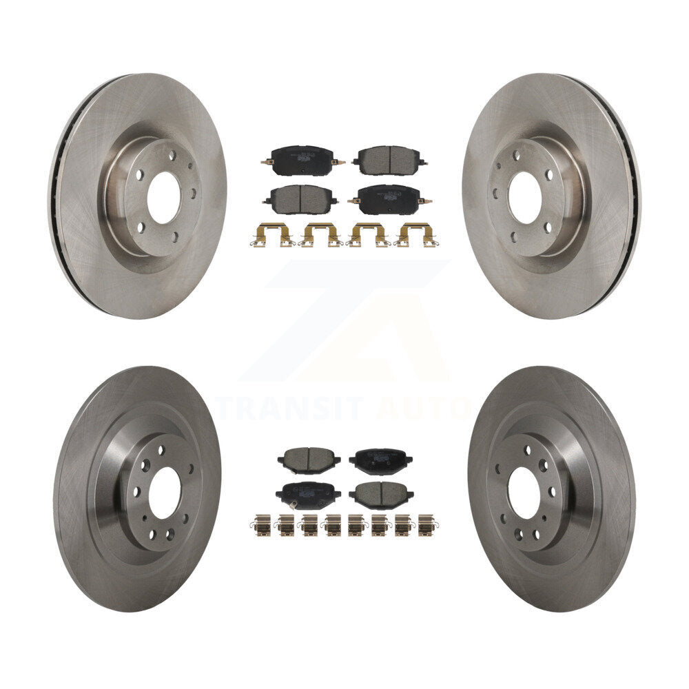 Front Rear Disc Brake Rotors And Ceramic Pads Kit For 2023-2024 Mazda CX-50 K8T-105878