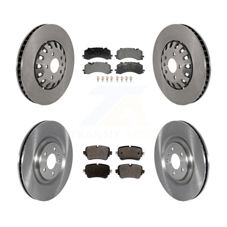 Front Rear Disc Brake Rotors And Ceramic Pads Kit For 2019 Audi A8 Quattro 4.0L K8T-105879