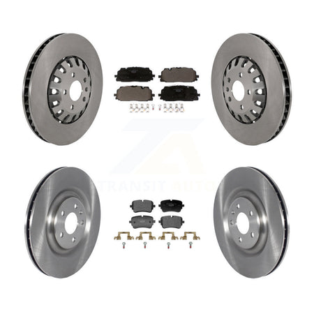 Front Rear Disc Brake Rotors And Ceramic Pads Kit For Audi Q8 A8 Quattro K8T-105881