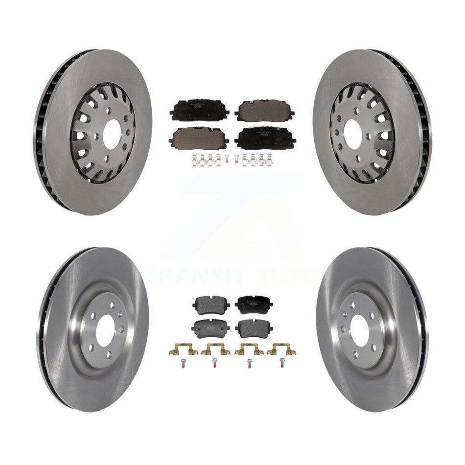 Front Rear Disc Brake Rotors And Ceramic Pads Kit For Audi Q8 A8 Quattro K8T-105881