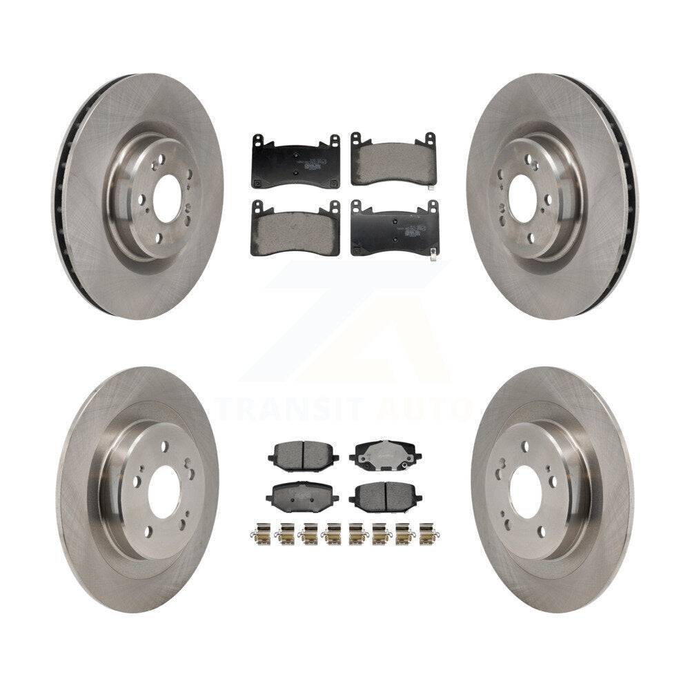 Front Rear Disc Brake Rotors And Ceramic Pads Kit For 2022-2023 Acura MDX 3.0L K8T-105883