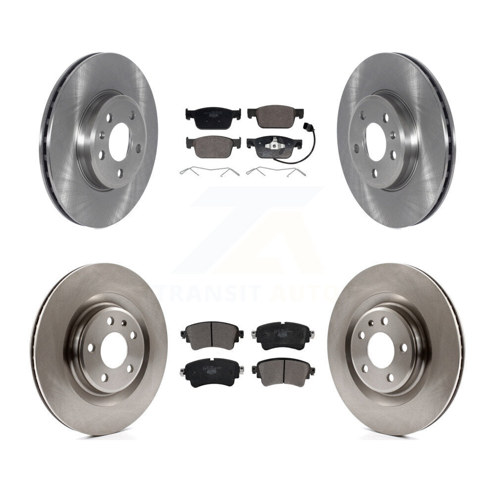 Front Rear Disc Brake Rotors And Ceramic Pads Kit For 2018-2019 Audi A5 Sportback Quattro K8T-105888