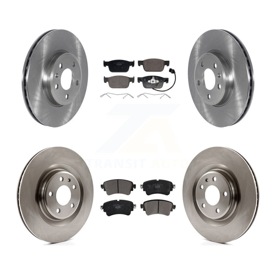 Front Rear Disc Brake Rotors And Ceramic Pads Kit For 2018-2019 Audi A5 Sportback Quattro K8T-105888