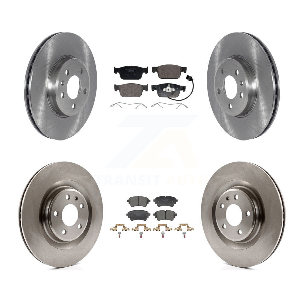 Front Rear Disc Brake Rotors And Ceramic Pads Kit For Audi A5 Quattro K8T-105889
