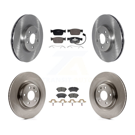 Front Rear Disc Brake Rotors And Ceramic Pads Kit For Audi A5 Quattro K8T-105889