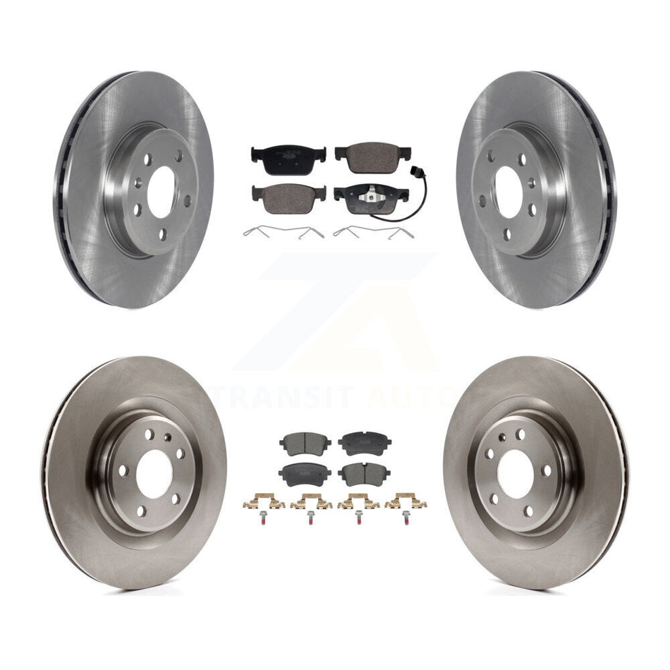 Front Rear Disc Brake Rotors And Ceramic Pads Kit For Audi A5 Quattro K8T-105889