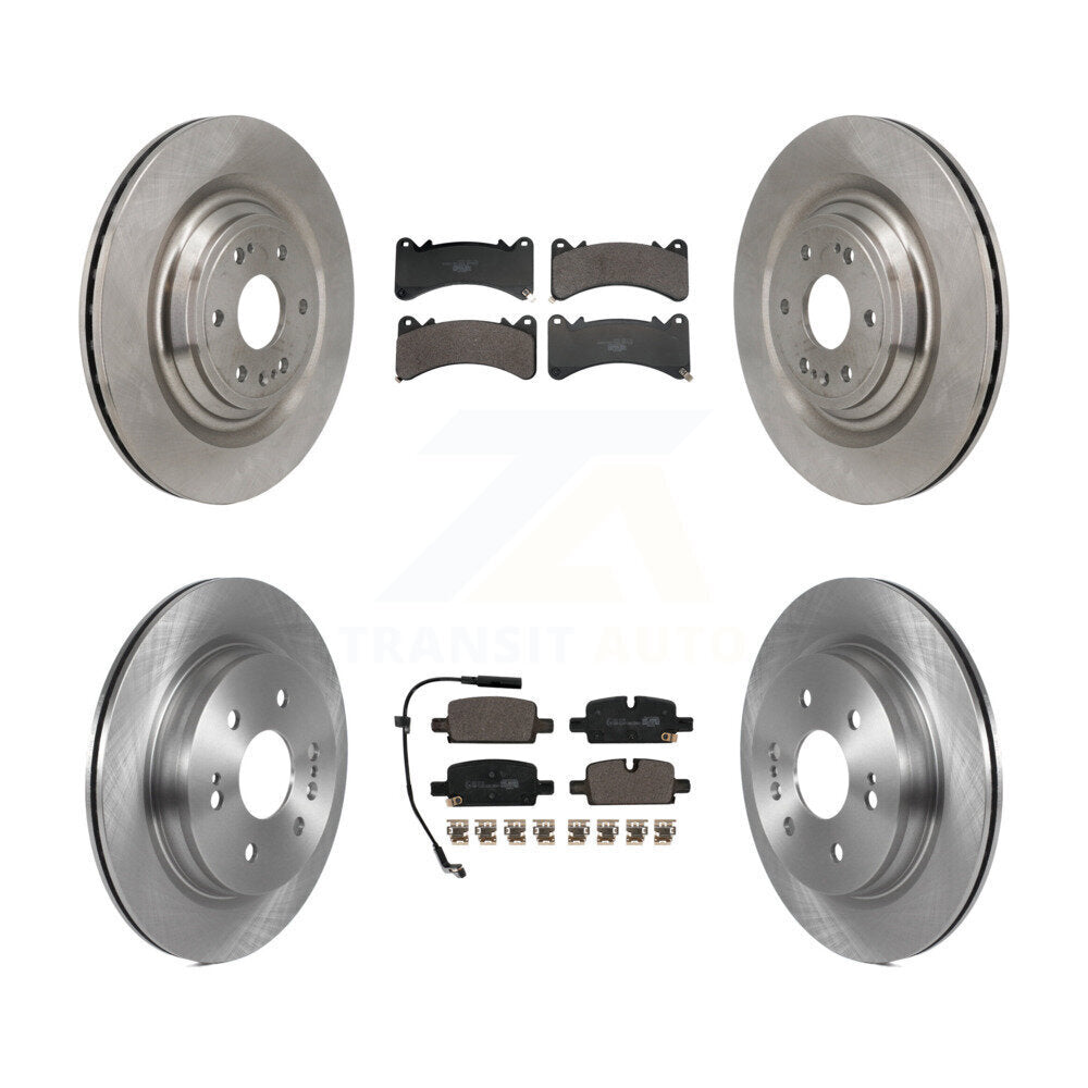 Front Rear Brake Rotor Ceramic Pad Kit For GMC Sierra 1500 Chevrolet Silverado Limited XL K8T-105895