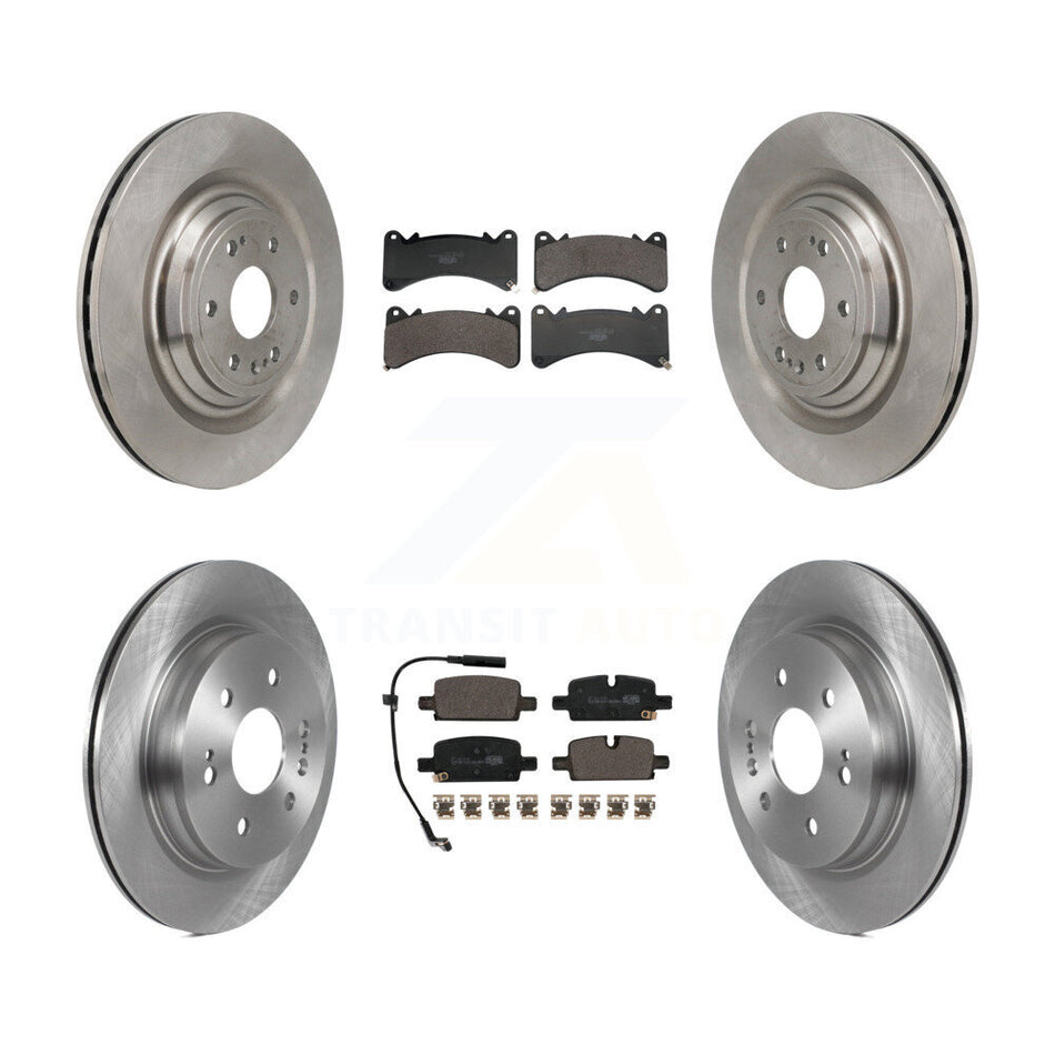 Front Rear Brake Rotor Ceramic Pad Kit For GMC Sierra 1500 Chevrolet Silverado Limited XL K8T-105895